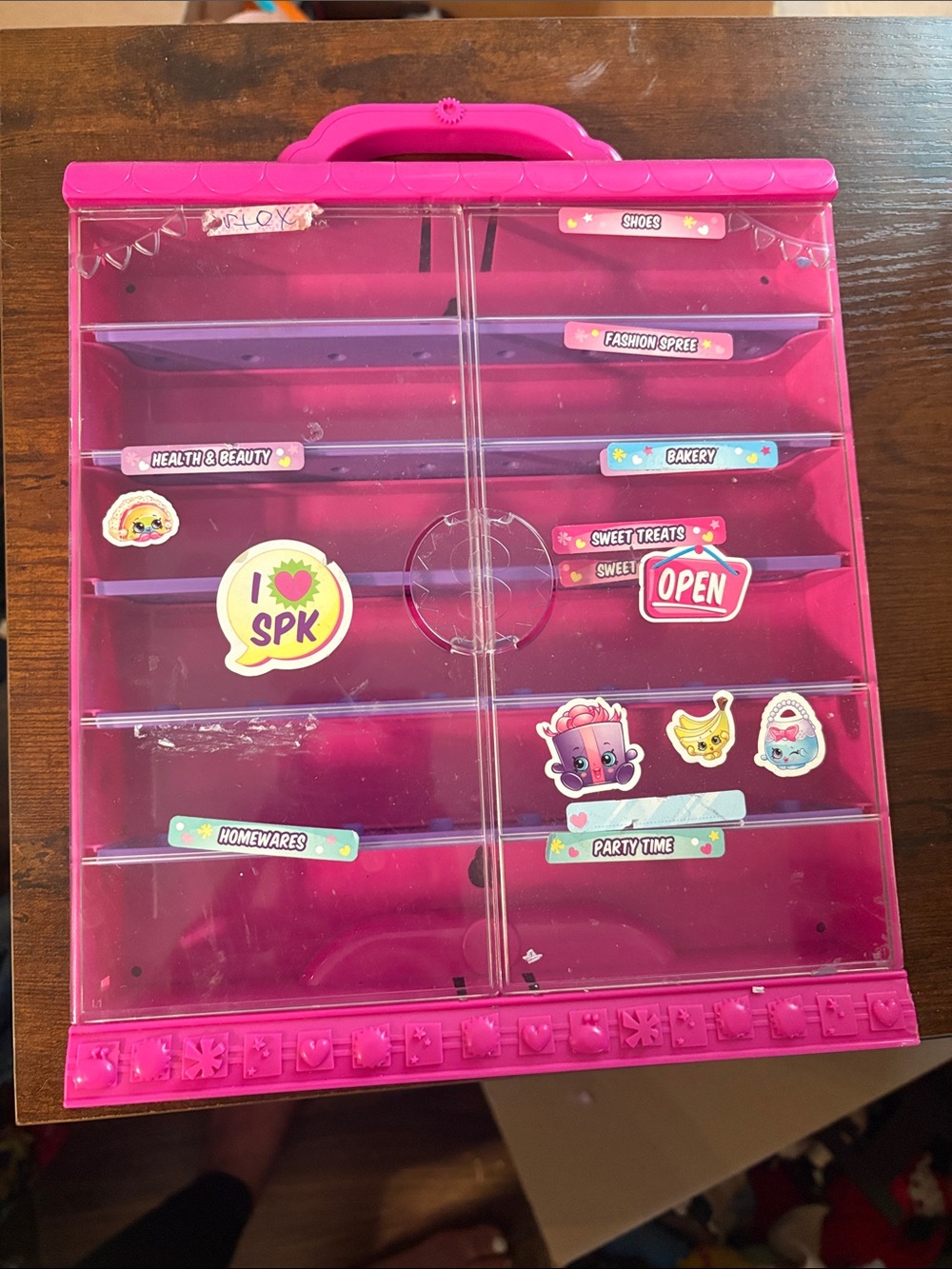 Shopkins Pink Portable Jewelry & Accessory Organizer